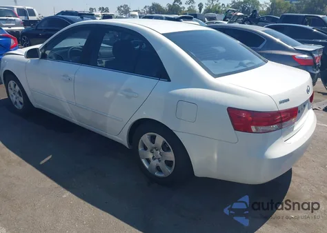 2007 Hyundai Sonata Gls z USA, uszkodzony, nr VIN 5NPET46C07H237879
